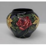 A Nicola Slaney for Moorcroft pottery vase, decorated in the Diamond Jubilee pattern, dated 2011,