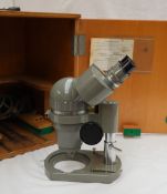 An Olympus Stereoscope microscope model SZ, serial No.