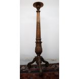 A 19th century gilt decorated torchere,