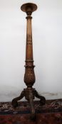 A 19th century gilt decorated torchere,