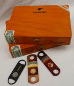 Two boxes of Cohiba Esplendidos Cuban cigars,