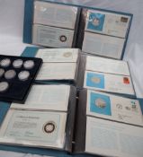 Three sets of Official United Nations Medallic First Day Covers for 1973,