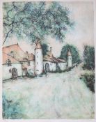 After Bernard Gantner Le Manoir An etching Signed in pencil, numbered 63/375 52.