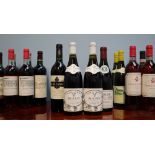 Two bottles of Georges Duboeuf Brouilly 1994 together with a selection of red,