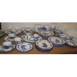 A Royal Doulton Norfolk pattern part tea and dinner set