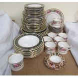 A Royal Doulton Vanborough H4992 pattern part dinner set together with a Royal Worcester Royal