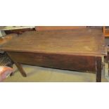 A 19th century chestnut dough bin