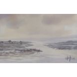 A collection of Four watercolours by William Wheeler Together with three watercolours by E McAteer,