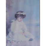 After John Everett Millais Darling Blue A print Together with a collection of prints,