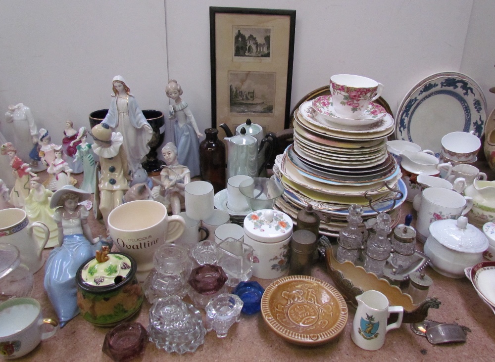 A Collection of Coalport ladies together with Nao figures, Wedgwood part tea sets, decanters, - Image 3 of 5