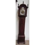 A 20th century mahogany Grandmother clock,