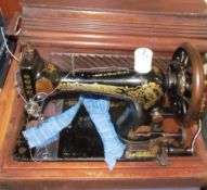 A singer sewing machine,