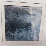 Mark Brown Rocky outcrop Watercolour Together with reproduction maps etc