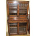 A 20th century oak bookcase,