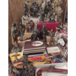 A collection of ''Tribes of the World'', Elgate, J H Boone and other makers models of American