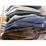 British Rail suits together with overcoats, jackets, etc