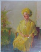 After David Poole Her Majesty Queen Elizabeth, The Queen Mother A limited edition print, No. 200/400