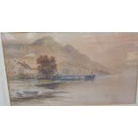 ***Unfortunately this lot has been withdrawn*** J Berkeley Hewitt Loch Lomond Watercolour