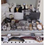 Assorted gentleman's watches including Sekonda, Casio, Rotary, DKNY, Diesel etc