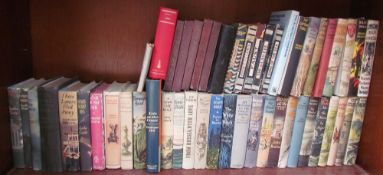 A collection of Agatha Christie novels together with other Book Club books, etc