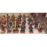 A collection of Del Prado military figures