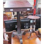 A Victorian mahogany reading table,