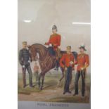 After William Jones Royal Engineers A print Together with a large collection of paintings and