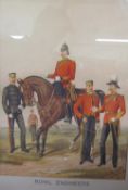 After William Jones Royal Engineers A print Together with a large collection of paintings and