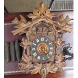 A Black forest cuckoo clock,