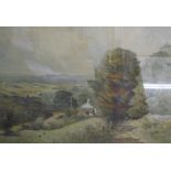 Arthur Miles Graig Gwilym Watercolour Signed and label verso together with another Arthur Miles