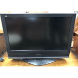 A Panasonic 32" LCD television (Sold as seen,