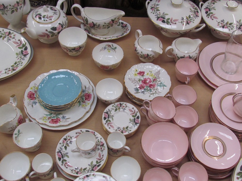 ***Unfortunately this lot has been withdrawn from sale*** A Wedgwood Hathaway Rose pattern part tea