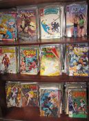 A collection of Marvel comics including Fantastic Four, Web of Spiderman, X Factor,