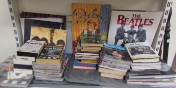 Assorted Beatles memorabilia including books, magazines,