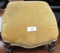 A Victorian foot stool,