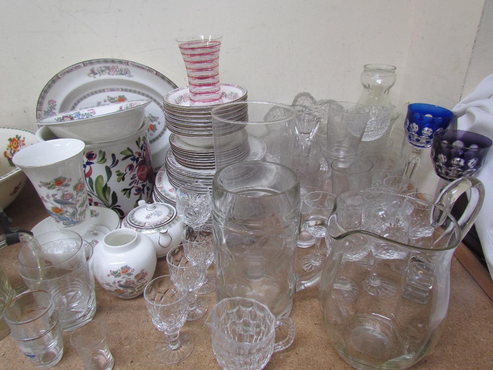 A large lot including Wedgwood jasper wares, USSR magpie, drinking glasses, - Bild 4 aus 4