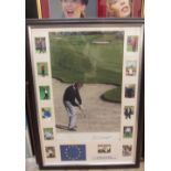 Colin Montgomery Action shot photograph Signed Together with a Kylie Minogue montage,