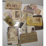 A collection of Stereoscopic viewing cards,