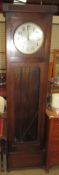 A 20th century oak longcase clock,