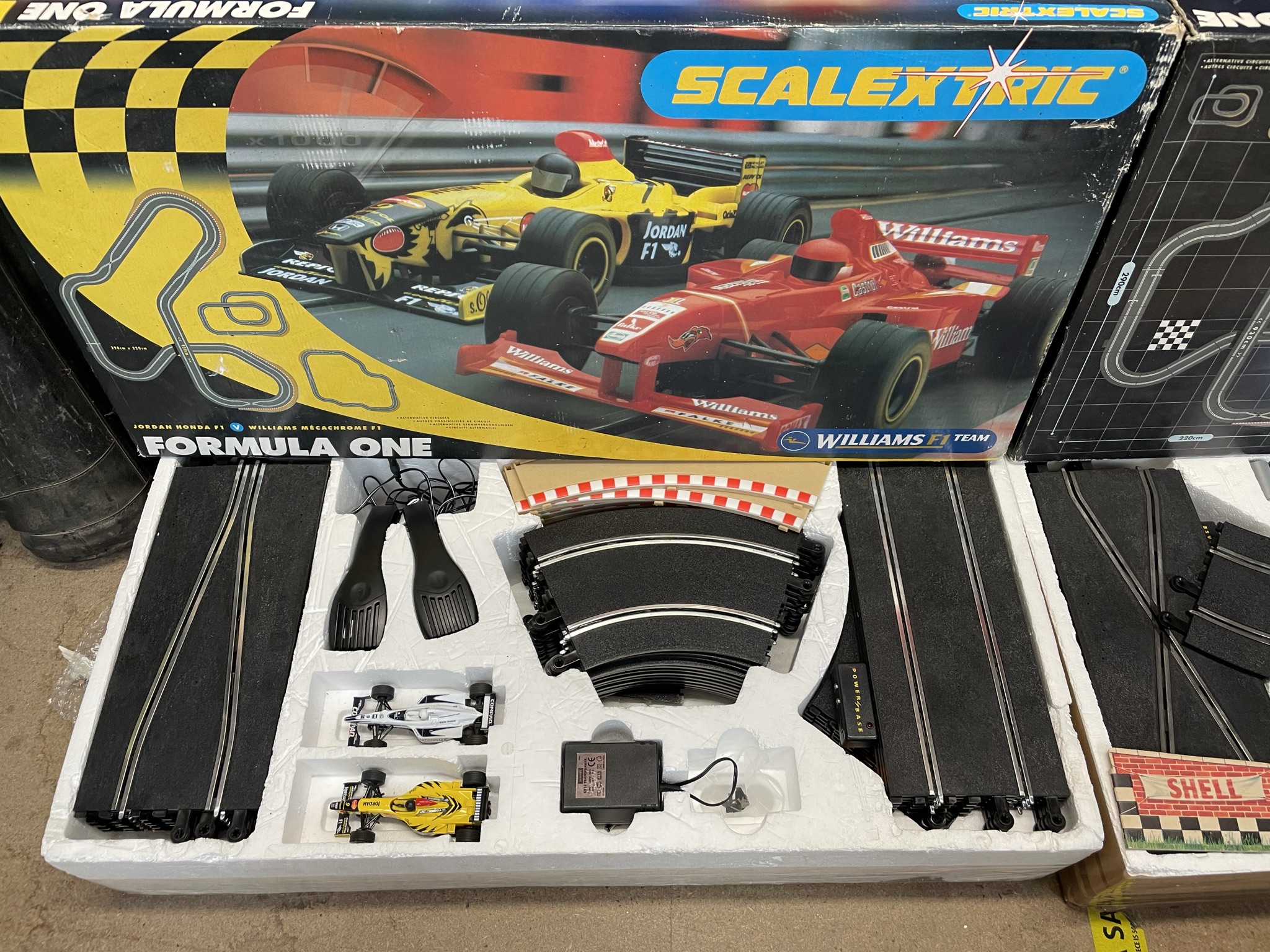 Three Scalextric Formula One sets, - Image 2 of 4