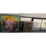 Andy Warhol Marilyn Monroe A series of prints together with a collection of prints and posters