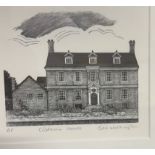 Geri Waddington Cobthorn House An Artists Proof print Signed in pencil to the margin Together with