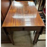 A Victorian mahogany Pembroke table,