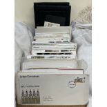 A collection of first day covers together with WWF folders of first day covers