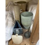 Assorted Studio pottery vases,