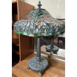 A Tiffany style table lamp,