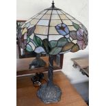 A Tiffany style table lamp,