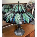 A Tiffany style table lamp,