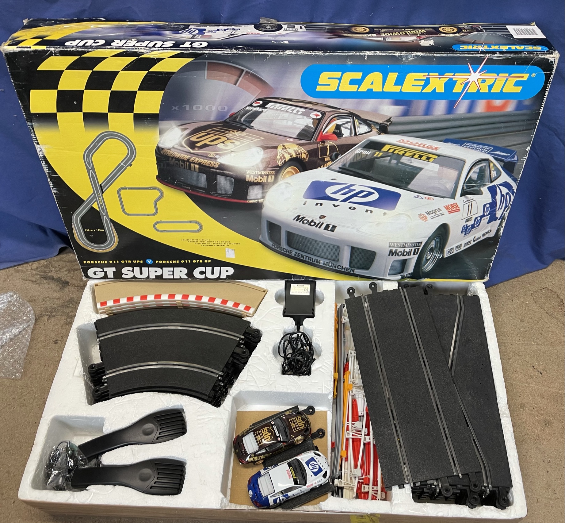 Three Scalextric Formula One sets, - Image 4 of 4