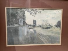 I Walhon Henley on Thames Watercolour Signed Together with a collection of paintings